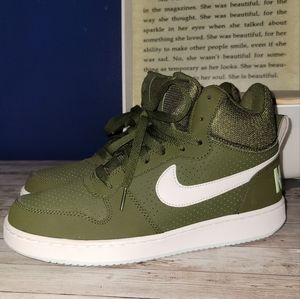 Olive Green Nike high tops!